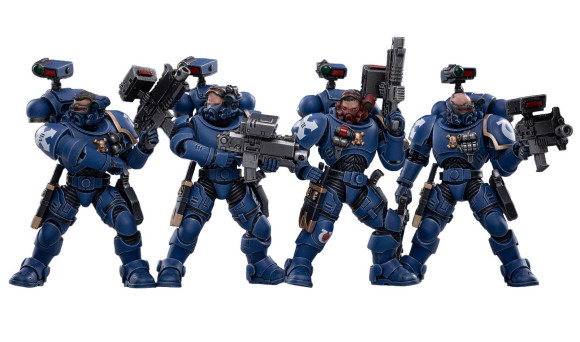 Warhammer 40k Actionfiguren 4er-Pack 1/18 Ultramarines Incursors 12 cm
