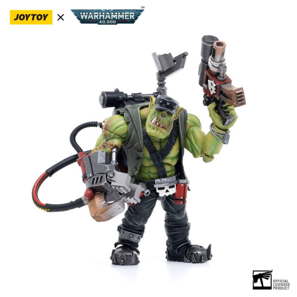 Warhammer 40k Actionfigur 1/18 Ork Kommandos Nob Nazbog 13 cm