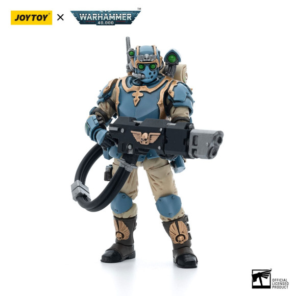 Warhammer 40k Actionfigur 1/18 Astra Militarum Tempestus Scions Squad 55th Kappic Eagles Hot-shot Volley Gunner 12 cm