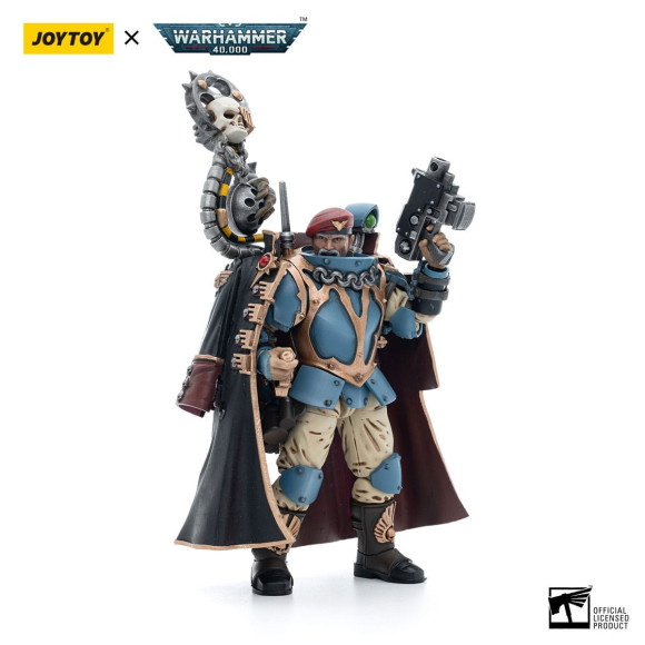 Warhammer 40k Actionfigur 1/18 Astra Militarum Tempestus Scions Command Squad 55th Kappic Eagles Tempestor Prime 12 cm