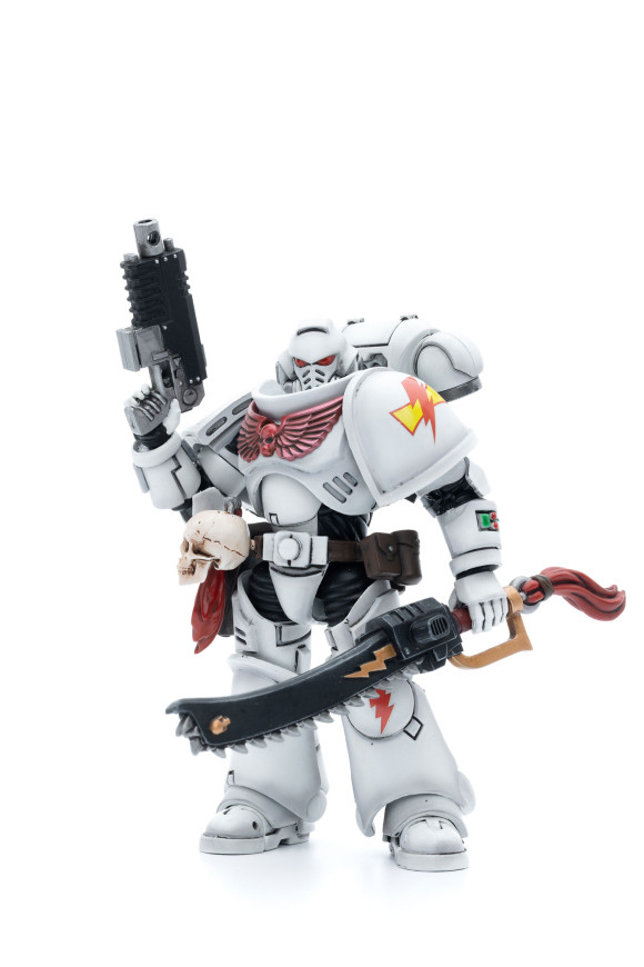 Warhammer 40k Actionfigur 1/18 White Scars Assault Intercessor Brother Batjargal 12 cm