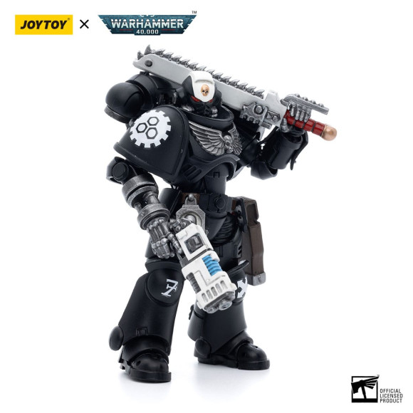 Warhammer 40k Actionfigur 1/18 Iron Hands Assault Intercessors Sergeant Kalock 12 cm