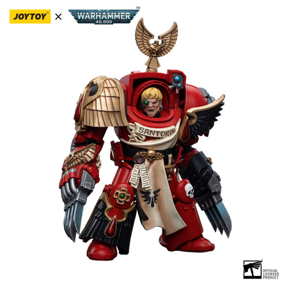 Warhammer 40k Actionfigur 1/18 Blood Angels Assault Terminators Sergeant Santoro 12 cm