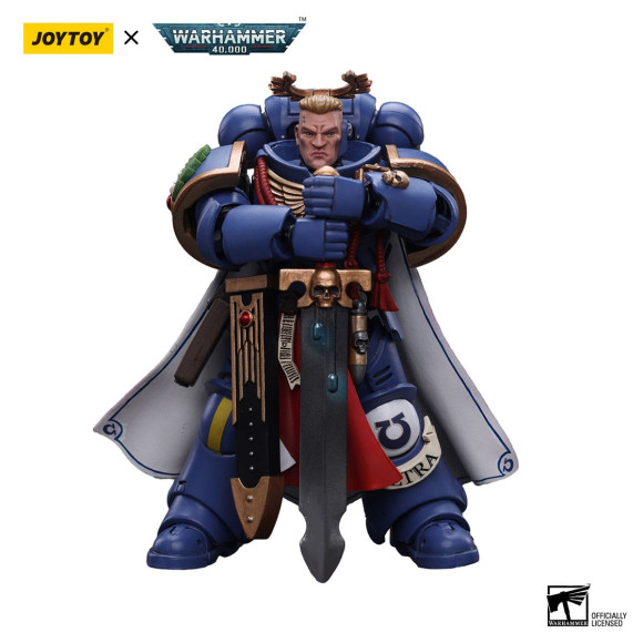 Warhammer 40k Actionfigur 1/18 Ultramarines Primaris Captain with Power Sword and Plasma Pistol 12 cm