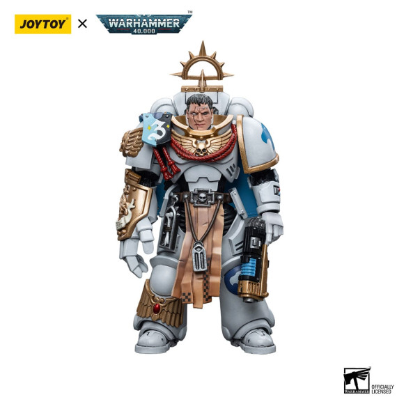 Warhammer 40k Actionfigur 1/18 Space Marines White Consuls Captain Messinius 12 cm