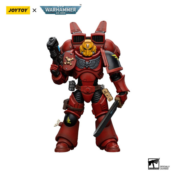 Warhammer The Horus Heresy Actionfigur 1/18 Blood Angels Jump Pack Intercessors Sergeant With Plasma Pistol 12 cm