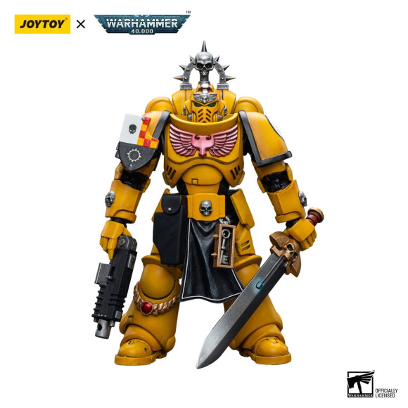 Warhammer 40k Actionfigur 1/18 Imperial Fists Lieutenant with Power Sword 12 cm