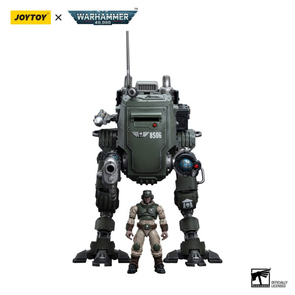 Warhammer 40k Actionfigur 1/18 Astra Militarum Cadian Armoured Sentinel 12 cm