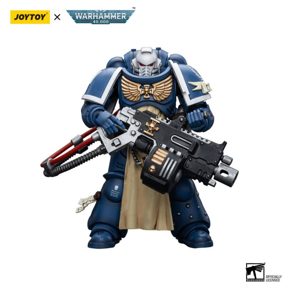 Warhammer 40k Actionfigur 1/18 Ultramarines Sternguard Veteran with Heavy Bolter 12 cm