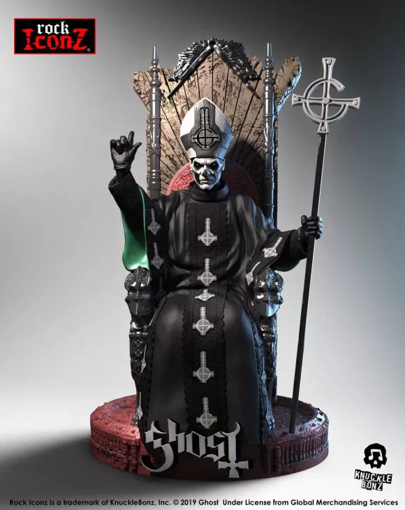 Ghost Papa Emeritus II Rock Iconz Statue 22 cm