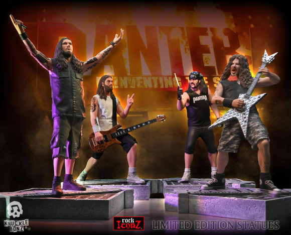 Pantera Rock Iconz Statuen 4er-Pack Reinventing the Steel Limited Edition 22 - 24 cm