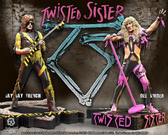 Twisted Sister Dee Snider & Jay Jay French Rock Iconz Statuen 22 cm Limited Edition