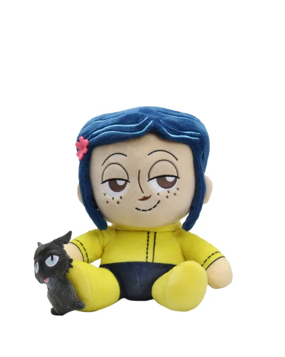 Coraline Phunny Plüschfigur Coraline and the Cat 20 cm