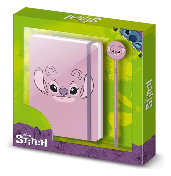 Lilo & Stitch Tagebuch Geschenkbox Angel Face Pink