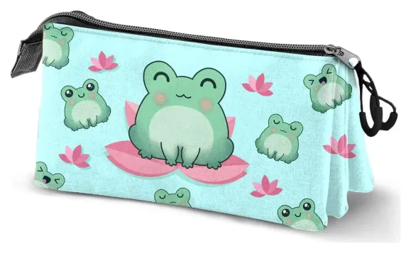 Oh My Pop! Triple Federmäppchen Froggy Turquoise