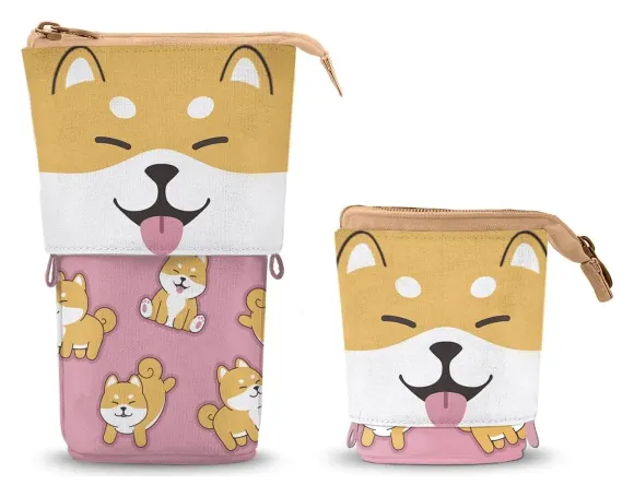 Oh My Pop! Cute Federmäppchen Shiba Pink