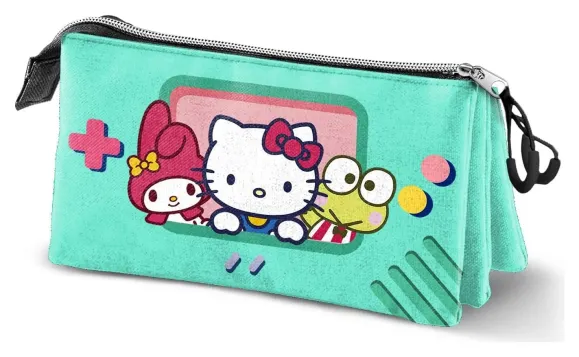 Sanrio 3-fach Federmäppchen Hello Kitty Videogame