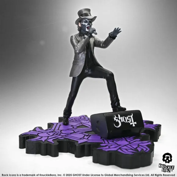 Ghost Rock Iconz Statue Papa V Perpetua Top Hat 22 cm