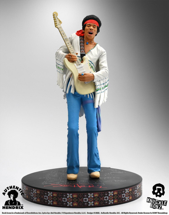 Jimi Hendrix Rock Iconz Statue Jimi Hendrix III 22 cm