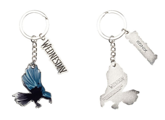 Wednesday Schlüsselanhänger Crow