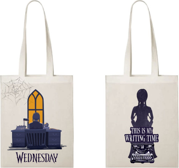 Wednesday Tragetasche Time