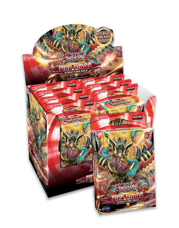 Yu-Gi-Oh! TCG Structure Deck Revamped: Fire Kings (Reprint) Display (8) *Englische Version*
