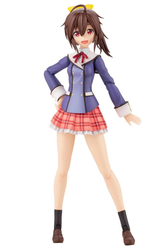 Sousai Shojo Teien Plastic Model Kit 1/10 Ao Gennai Wakaba Girls' High School Winter Clothes 16 cm