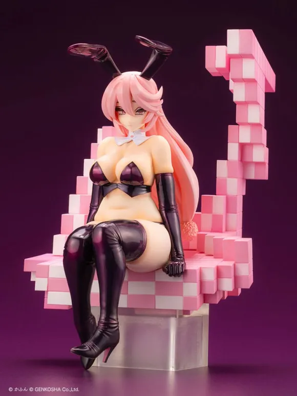 Original Character Trick Bunnies PVC Statue 1/7 Sitting Bunny Illustration by Kafun 24 cm     