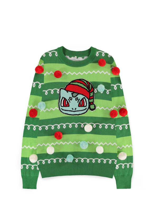 Pokemon Sweatshirt Christmas Jumper Bulbasaur