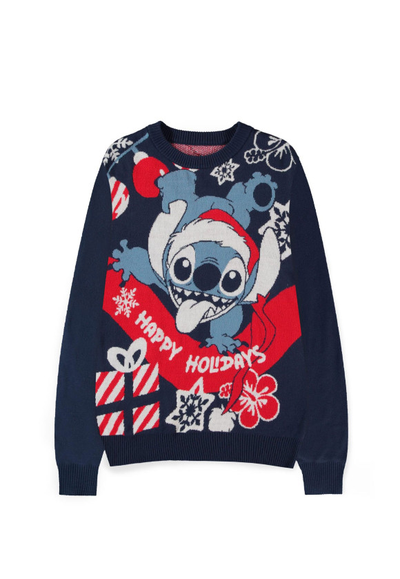 Lilo & Stitch Pullover Stitch Santa (Christmas Jumper) Größe M