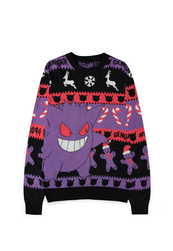 Pokémon Pullover Gengar (Christmas Jumper) Größe XL