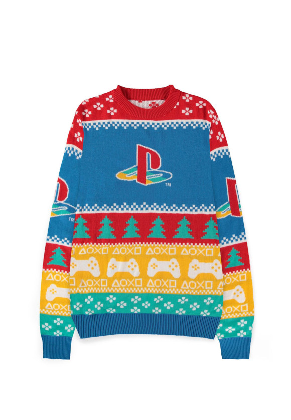 PlayStation Pullover Logo (Christmas Jumper) Größe L