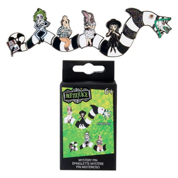 Beetlejuice by Loungefly Ansteck-Pins Sandworm Puzzle Blind Box Sortiment (12)