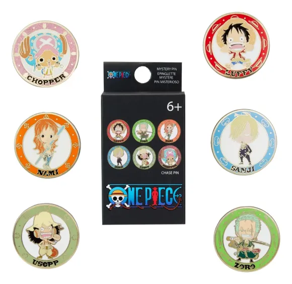 One Piece by Loungefly Ansteck-Pins Blind Box Chibi Muertos Sortiment (12)