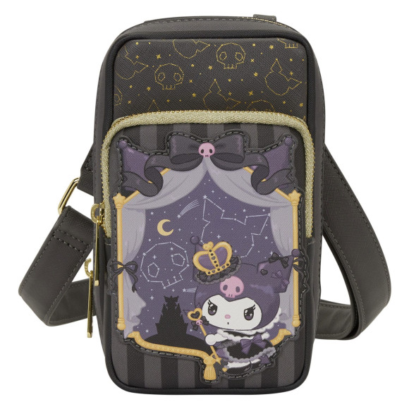 Sanrio by Loungefly Umhängetasche mit Geldbeutel 20th Anniversary Kuromi Cell Phone