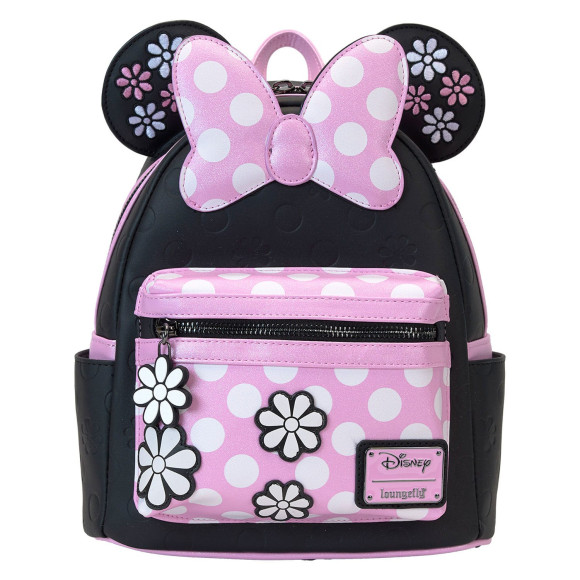 Disney by Loungefly Mini Rucksack Minnie Floral Rock the Dots