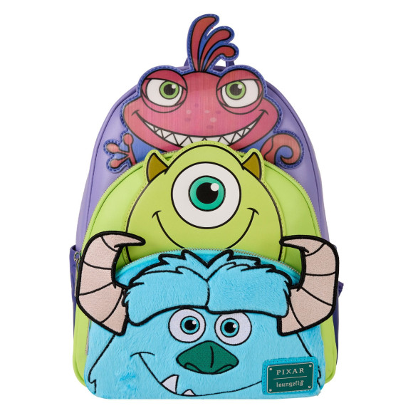 Monster AG by Loungefly Mini Rucksack Mike Sulley and Randall