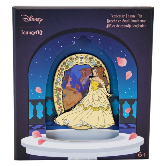 Disney Ansteck-Pin mit 3D-Effekt Belle (Die Schöne und das Biest) 8 cm