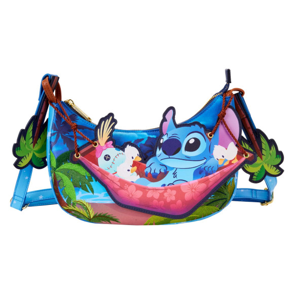 Disney by Loungefly Umhängetasche Lilo & Stitch Camping Cuties Hammock