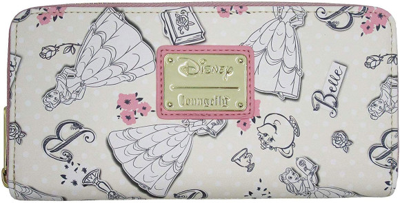 Disney by Loungefly Geldbeutel Beauty and the Beast Creme Exclusive
