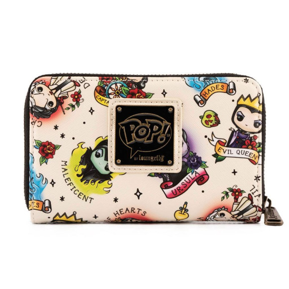 Disney POP! by Loungefly Geldbeutel Villains Tattoo AOP