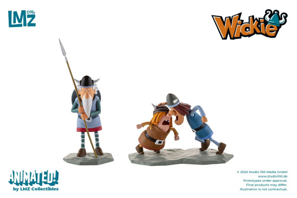 Wickie und die starken Männer Urobe, Snorre & Tjure Statuen 7 - 11 cm