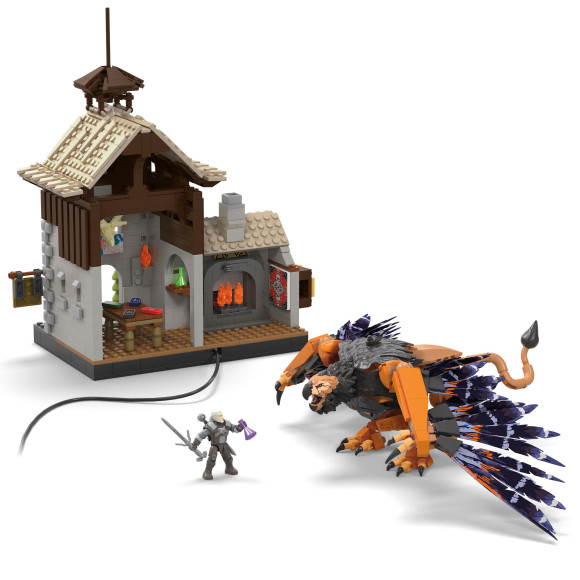 The Witcher 3: Wild Hunt Mega Construx Black Series Bauset Geralts Greifjagd