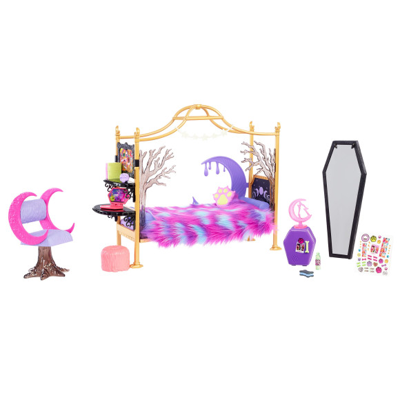 Monster High Spielset Clawdeen Wolfs Schlafzimmer