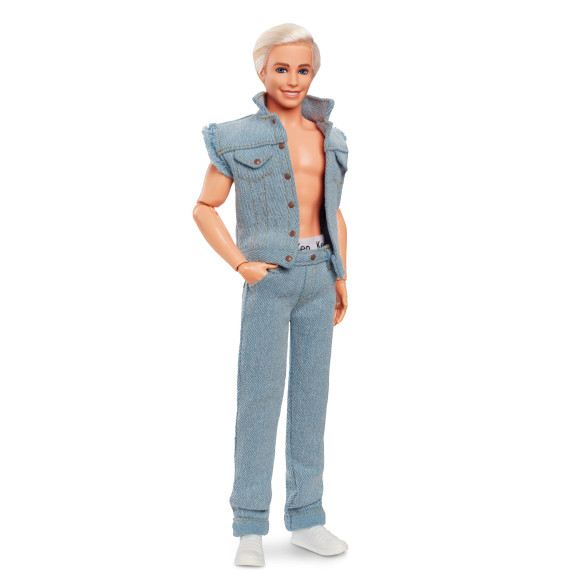 Barbie The Movie Puppe Ken Wearing Denim Matching Set
