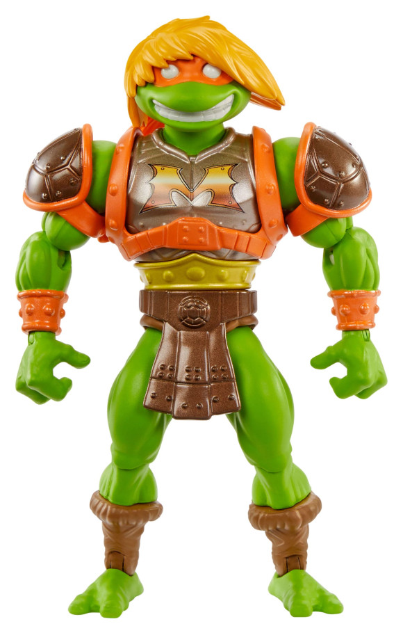 MOTU x TMNT: Turtles of Grayskull Actionfigur Michelangelo 14 cm