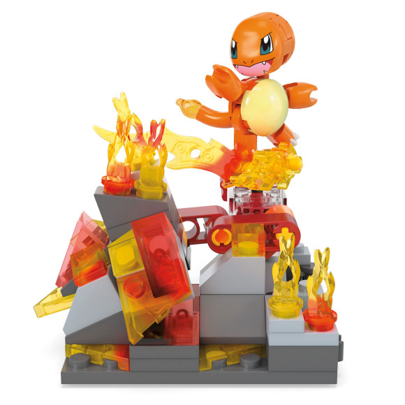 Pokémon MEGA Bauset Glumandas feurige Drehung