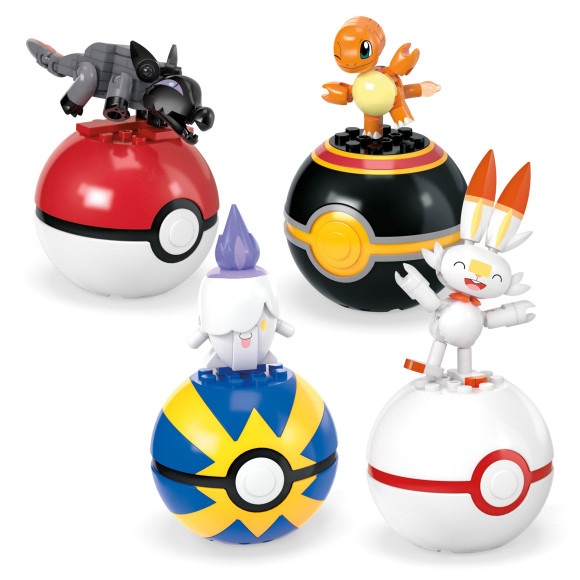 Pokémon MEGA Bauset Feuer-Typ Trainerteam