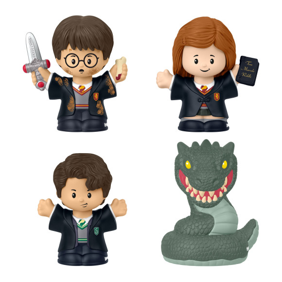 Harry Potter Little People Collector Minifiguren 4er-Pack Der Kammer des Schreckens 6 cm