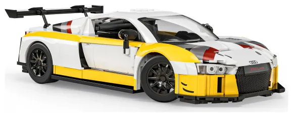 Hot Wheels Elite Mattel Brick Shop Bauset 1/16 '15 Audi R8 LMS